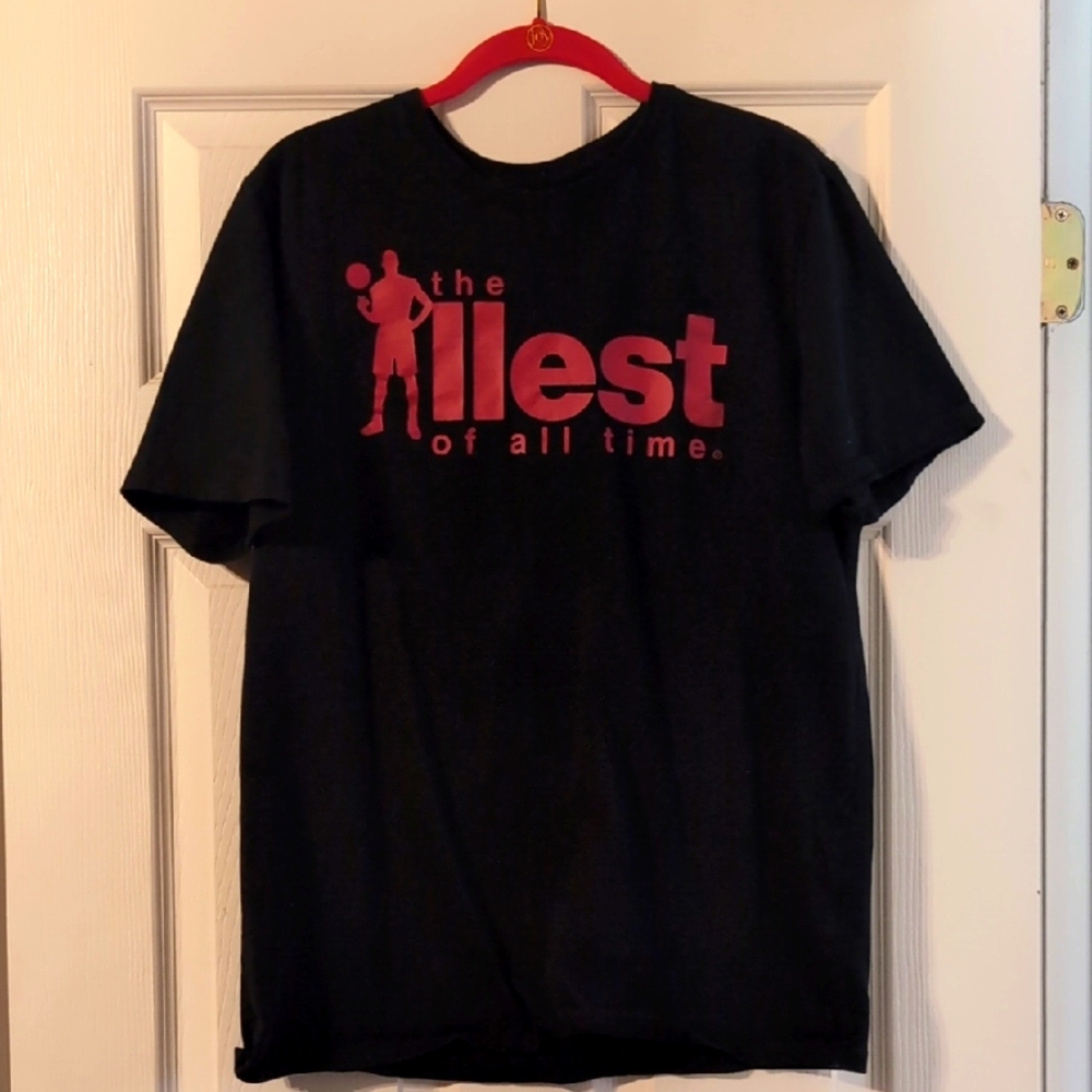 Jordan Black Tee with White Logo